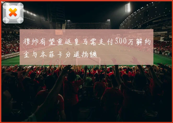 穆帅有望重返皇马需支付300万解约金与本菲卡分道扬镳
